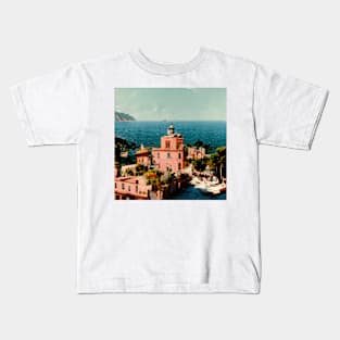 Amalfi Coast en rose III Kids T-Shirt